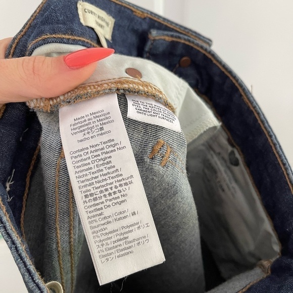 NWOT Madewell Curvy 10” High Rise Jean Moreaux Dark Wash - 23 - Picture 8 of 10
